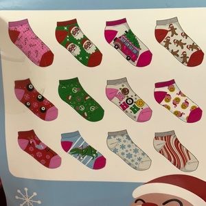 Advent Calendar Holiday, Christmas socks